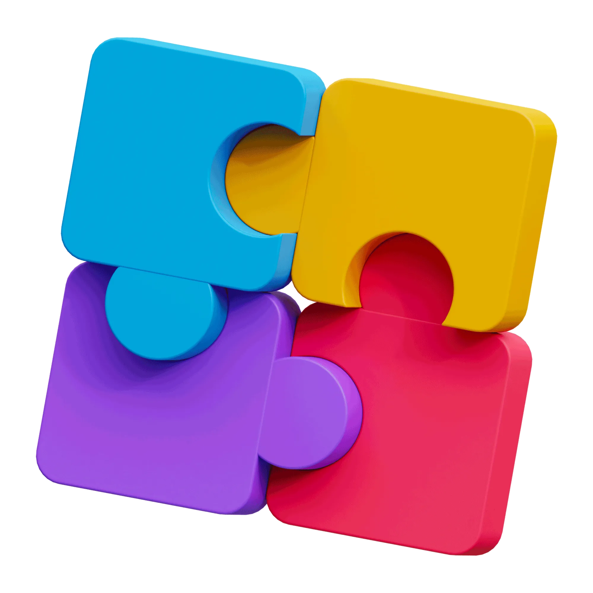 Puzzle pieces illustration representing interactive challenges